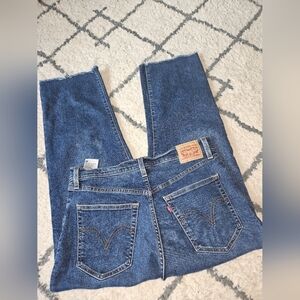 Levi's Blue Straight Leg Women's Jeans